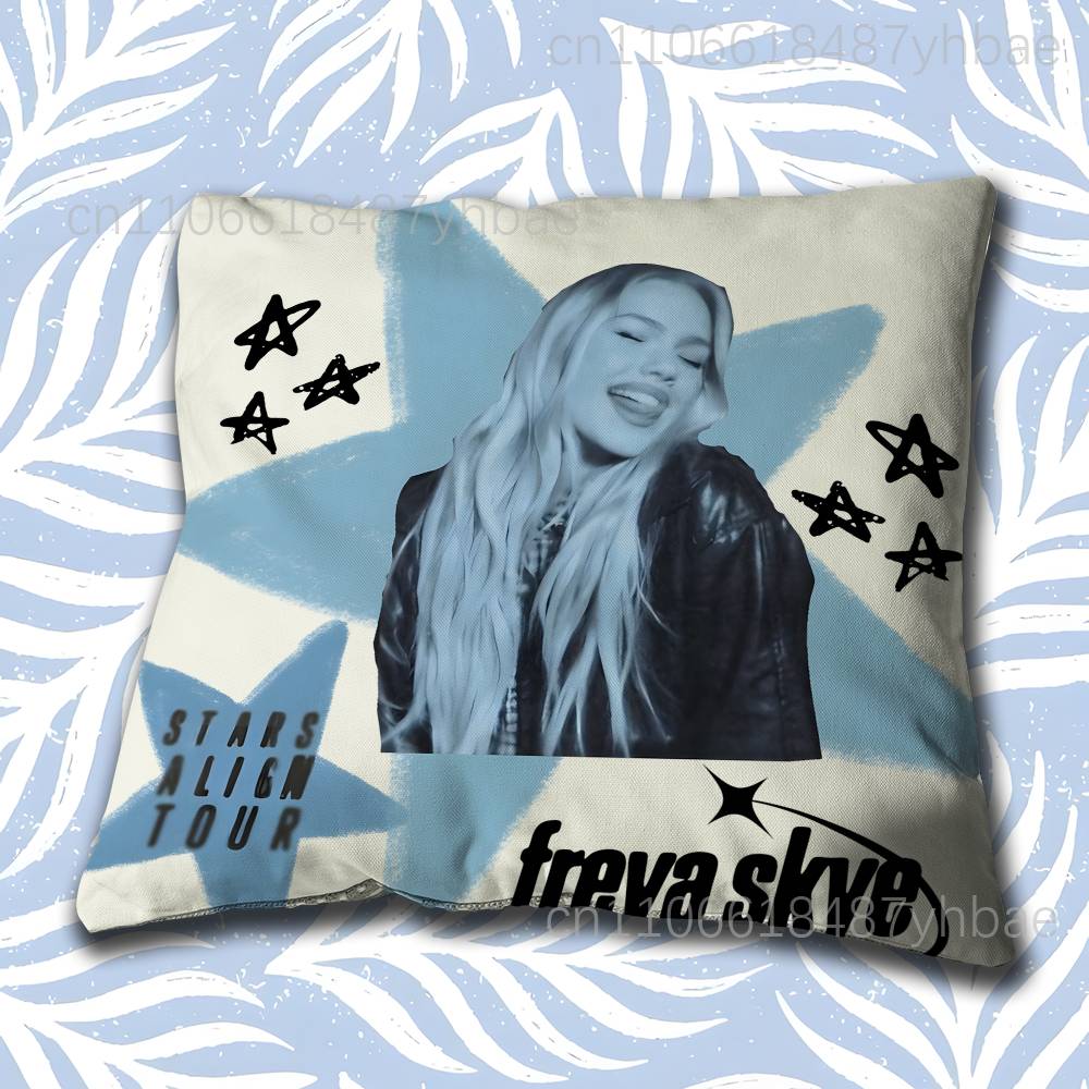 FFreya Skye Singer Pillow Case Short Plush Sofa Decorative Gift Home Doublesided Printing Cushio