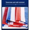 Jinsu Durable Striped Sun and Rain Protection Tarpaulin