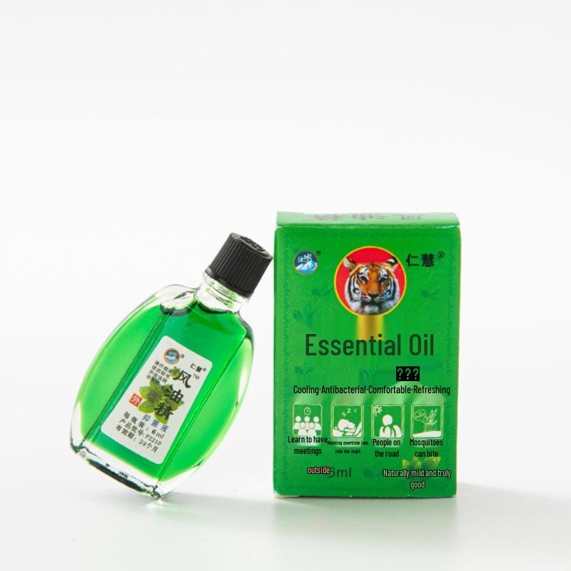 Fengyoujing Kylande Olja Roll-On: Myggavvisande, Klådstillande och Anti-Trötthetsspray