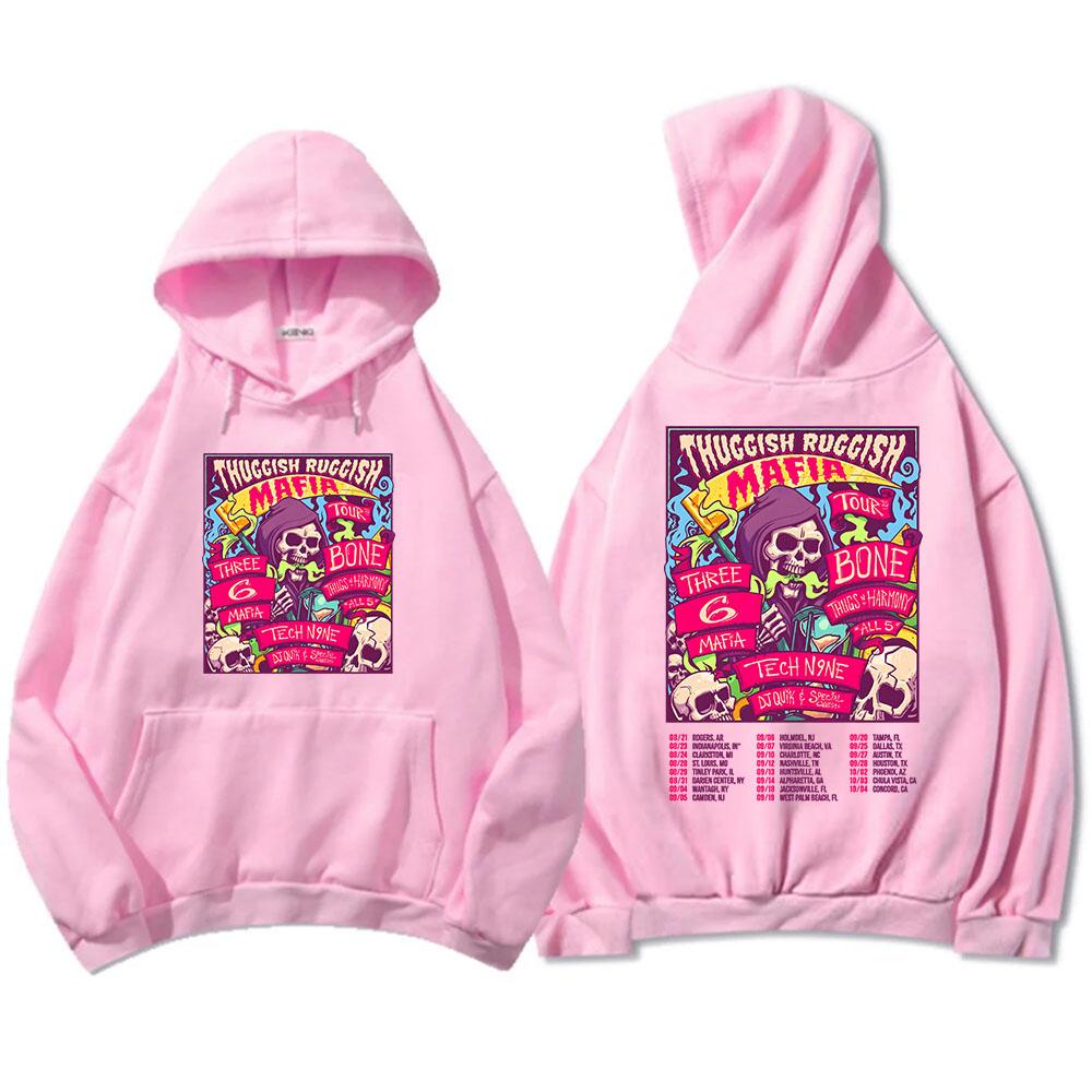 THE THUGGISH-RUGGISH-MAFIA-TOUR Hoodies Sweatshirt Men Women Clothing Grunge Graphic Top