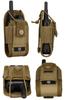 Phoenix Ikki Tactical Outdoor Case Pouch Holder for Handheld Molle System Desert Digital Camouflage Walkie-Talkie Radios, Pouch,