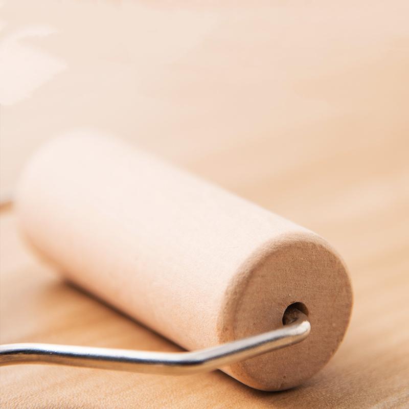 Art Wooden Solid Pushing Pottery Clay Roller Polymer Clay Forming Tools Surface Trimming Rolling Roller Stick Diy Pottery Tools