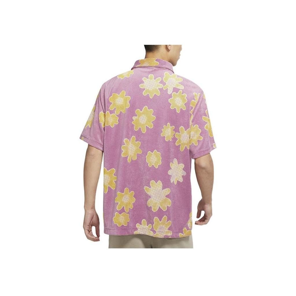 Nike Floral Print Short Sleeve Polo Shirt Men Tops Multicolor DM5033-507