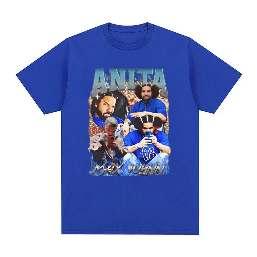 Drake Anita Max Wynn Funny Meme Graphic T-shirts for Men Women Clothing Fashion Hip Hop Style T-shirt Casual 100% Cotton T Shirt