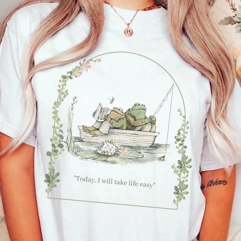 Today, I will take life easy, Frog and Toad T-Shirt 3XL