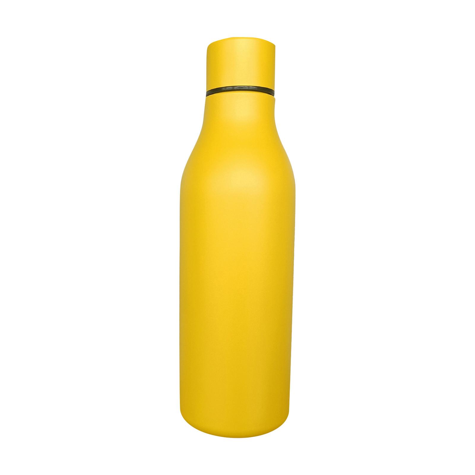 

550 мл из нержавеющей стали с небольшим горлышком изолирующая чашка портативная бутылка для воды для занятий спортом на открытом воздухе One Size жёлтый