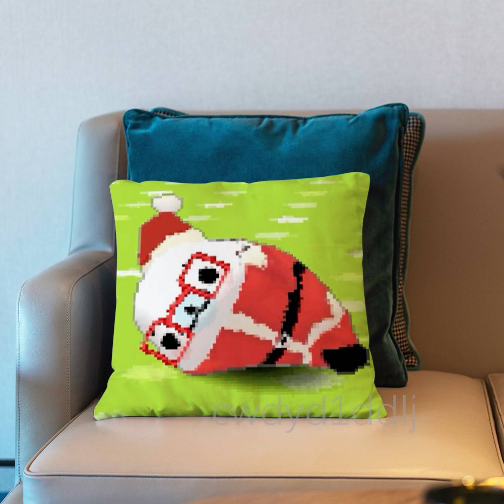 

CUTE MMamegoma Seal Meme Pillowcases Cute Funny Pillow Case For Wedding Party Home Decor Comfy Pillow Cover 30x30cm