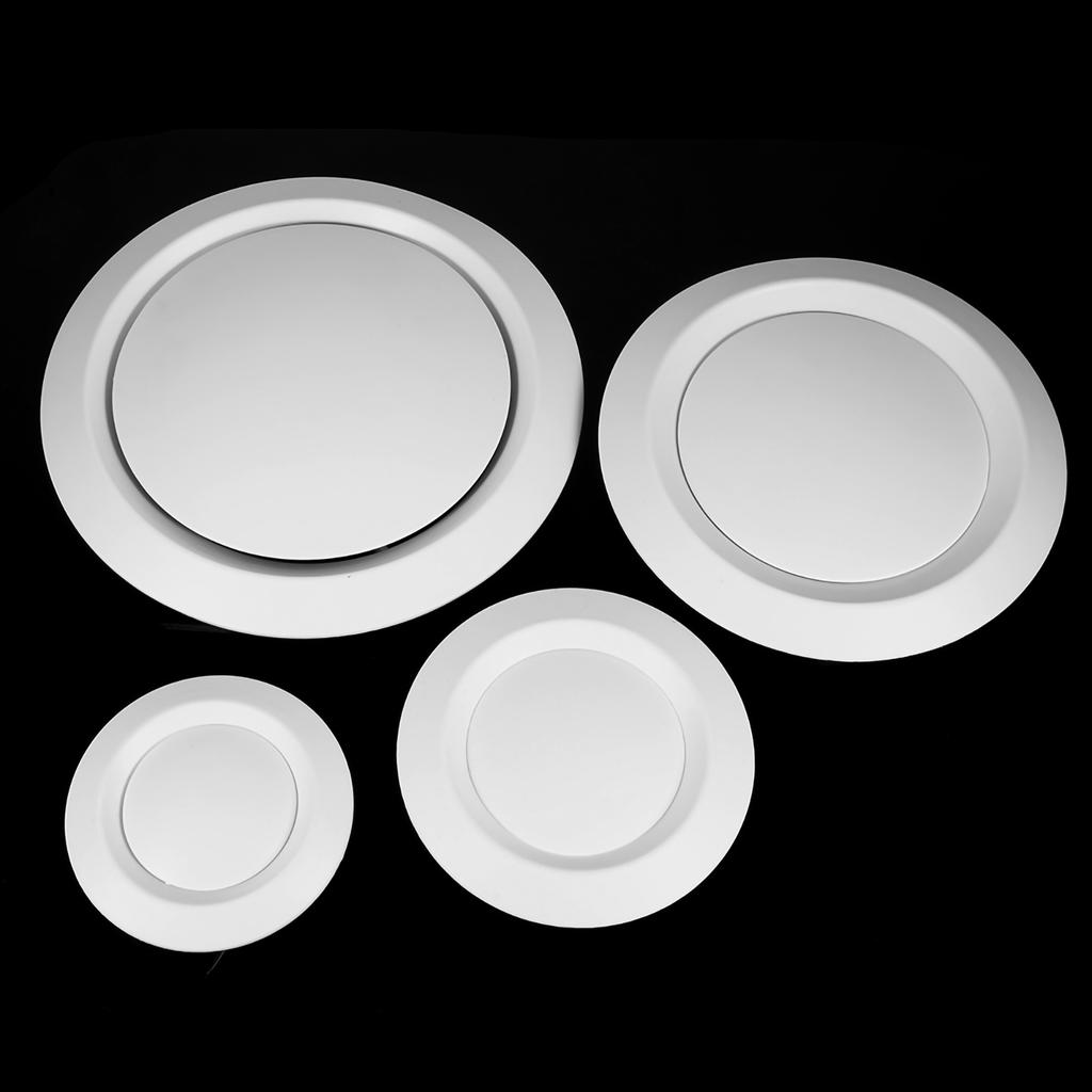 1 buc. Difuzor Tavan Valvă Alimentare Evacuare Gura de Aerisire Anemostat Capac Tubulatură Ventilație ABS 75mm/100mm/150mm/200mm
