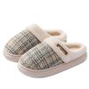 Cotton slippers winter 2025 new indoor home home non-slip warm plush slippers winter
