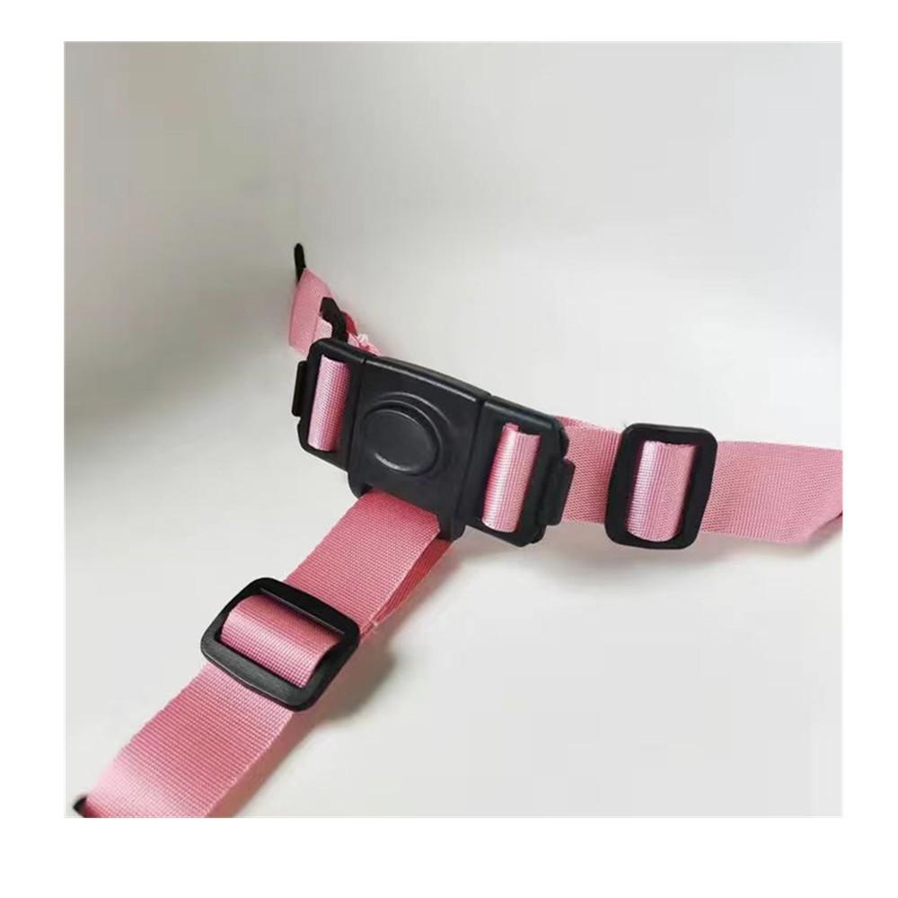 Gray 5-Point Nylon Harness Strap for High Chair and Stroller