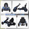 Pedal Go Kart for Kids Aged 3-6 Years, with Freewheel System, Brake, EVA Anti-Slip Wheels, Blue