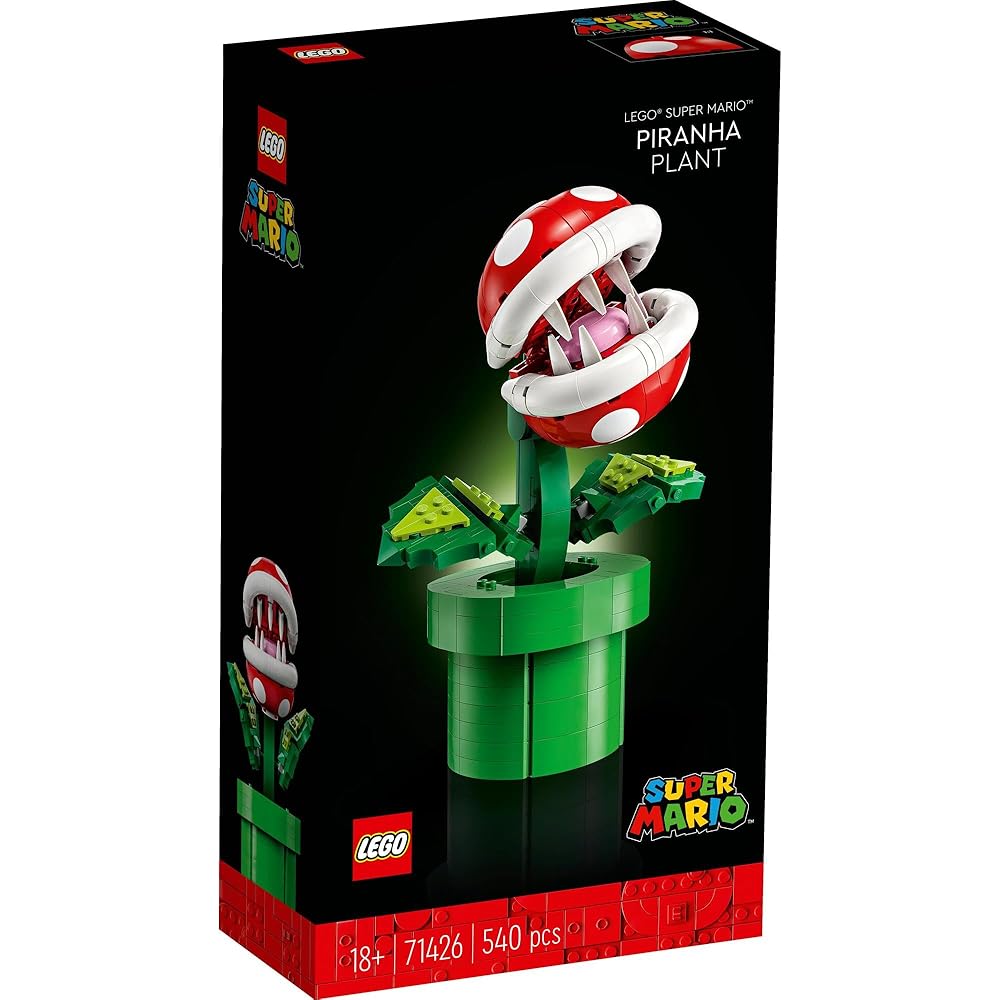 LEGO Super Mario Piranha Plant Building Set 540 Pieces Toy for Kids and Adults