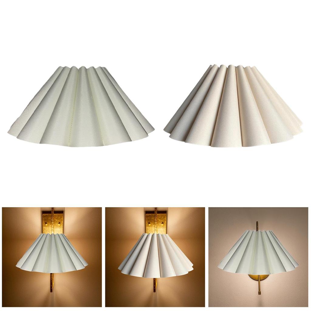 Cloth Lampshade Desk Lamp Cover Lightweight Simple Easy Assembly E27 Floor Light Cover for Bedroom Home Restaurant Decoration