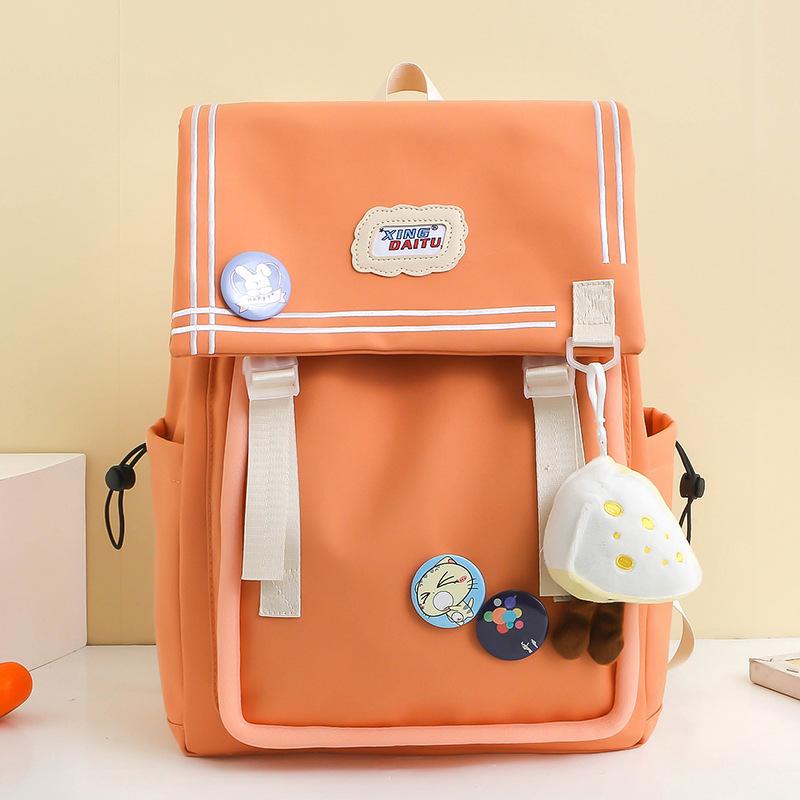 

Новый школьный рюкзак для учеников начальной школы, для девочек первого класса, для учеников средней школы, с комбинированным дизайном