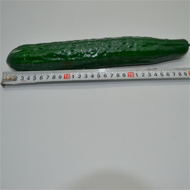 Lifelikes Artificial Cucumbers Simulations Fake Vegetable Photo Props Kitchen Decorations Kids Teaching Toy