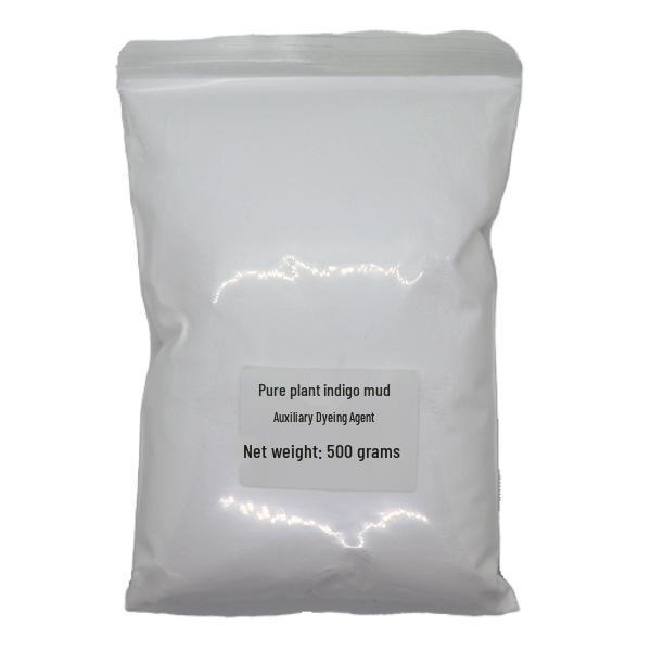 Pure Plant Indigo Tie-Dye Kit: Batik Resist Dyeing with Indigo Powder, Reducing & Fixing Agents, Dyeing Aid