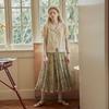 Peulaudeumali Pm_Vintage Floral Tiere Skirt
