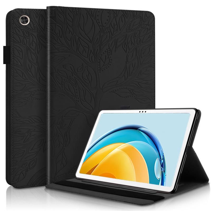 Tablet Case For Huawei MatePad SE 10.4 2022 Cover 3D Imprinted Tree Leather Silicon Stand For MatePad SE AGS5-L09 W09 10.4" Tablet Cover