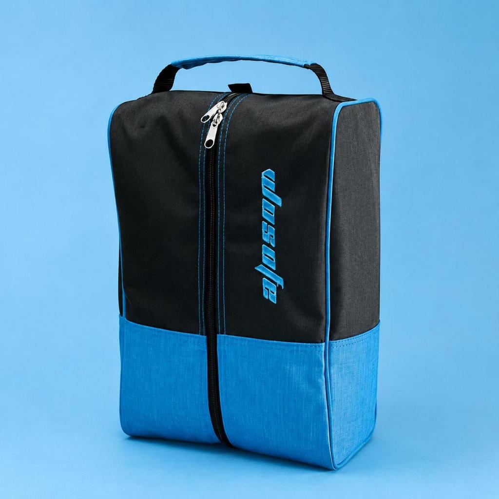 Golf Shoe Storage Bag Soft Sided Footwear Pouch Top Handle