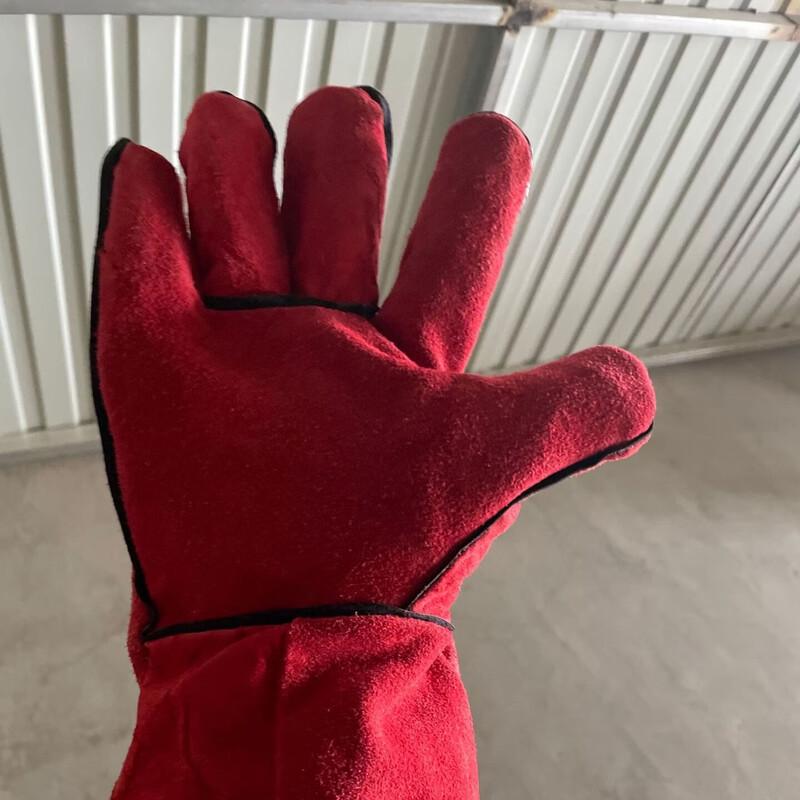 Brangdy Long High-Temperature Cowhide Welding Gloves