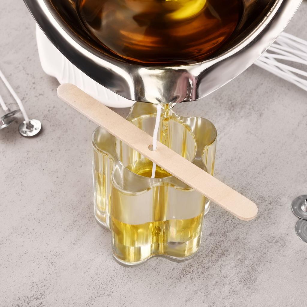 50pcs/Lot Candle Wicks For Candle Making Pre-Waxed Wicks Party Supplies 8cm-20cm Natural SmokelessPure Cotton Wicks Burn Longer