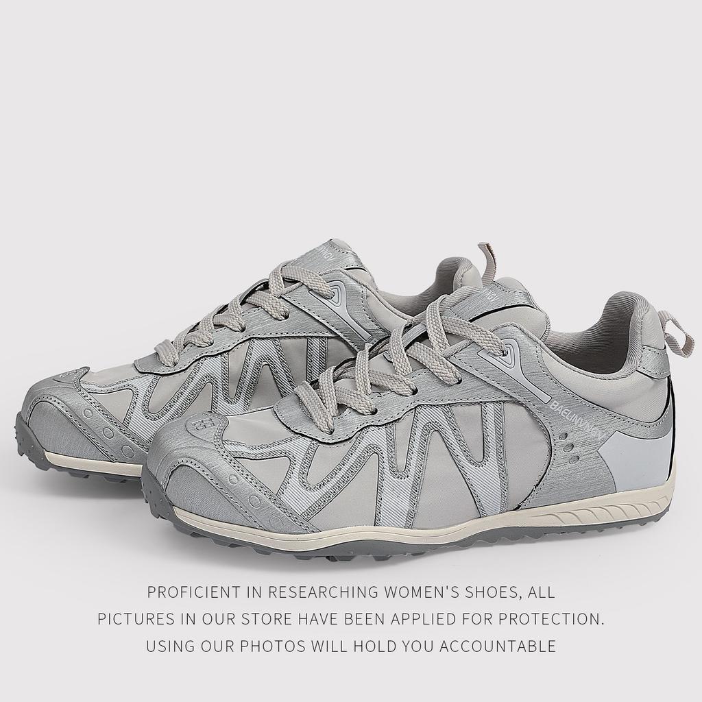 Niche Retro Leather Board Shoes Casual Moral Training Shoes Port Style Popular Sports Shoes Women Ins Tide 26-5