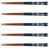 Chopstick Set Dishwasher Dinner Weeping Cherry Made In Japan (5 Pairs), Wooden, Safe, Standard, Blossom, 23cm,