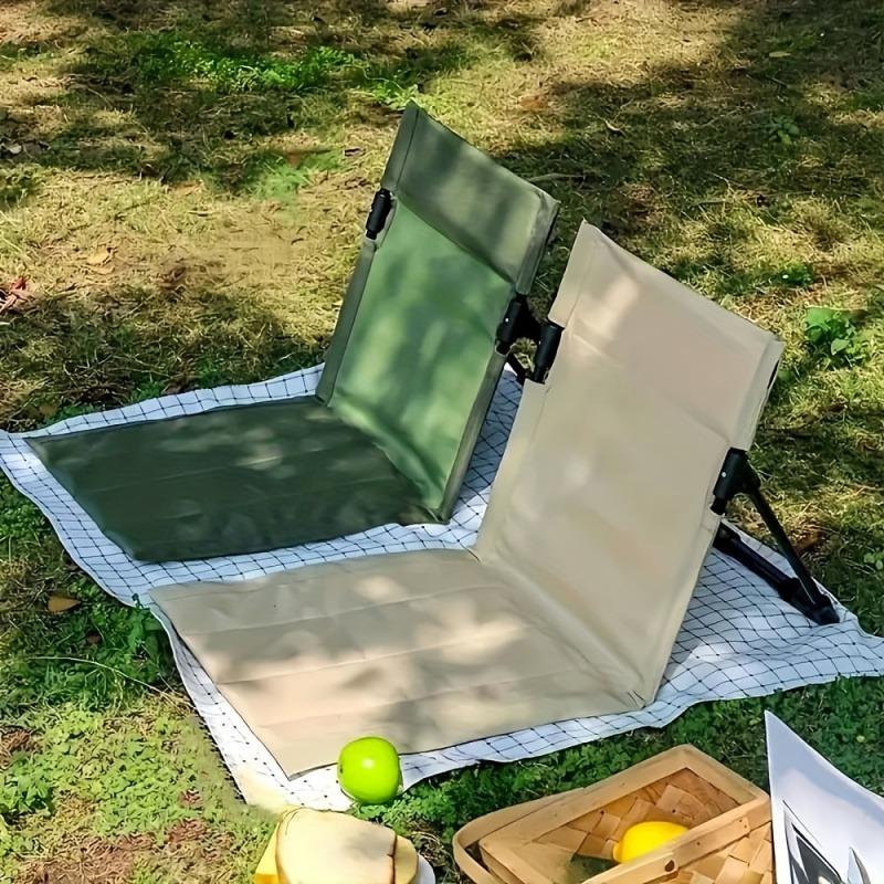 1pc ultra-light portable outdoor folding chair, lightweight beach chair, oxford cloth and aluminum tube material