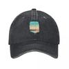 Crater Lake National Park Travel Poster Baseball Cap Golf custom caps Rave Vintage Luxury Women Unisexs
