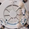 Ship Steering Wheel Net Beach Shop Home Wall Ornament