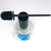 Stainless Steel Toilet Brush Cleaning Tool Holder with Toilet Black Brush,
