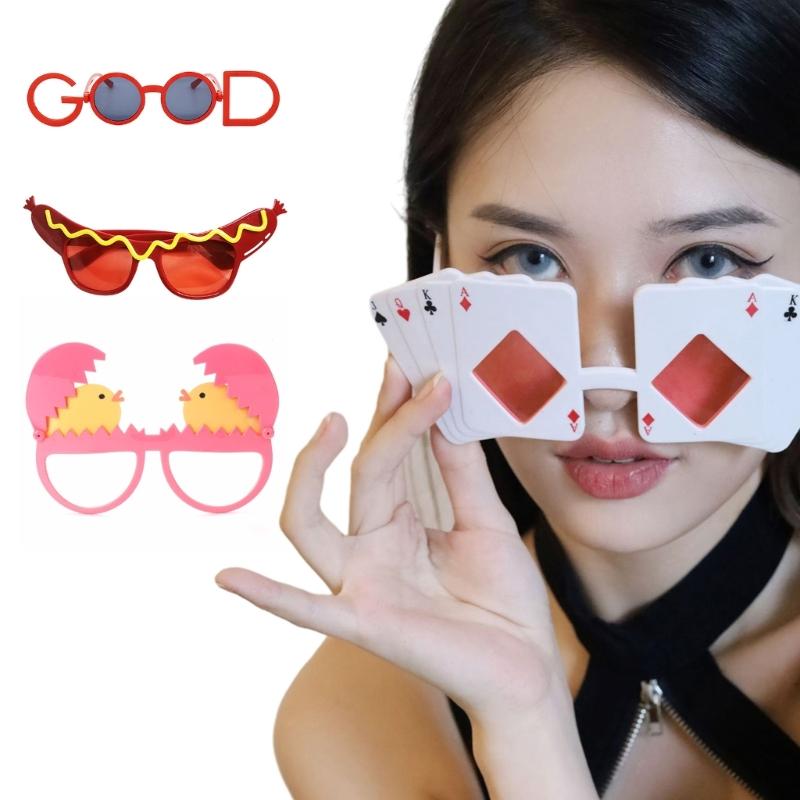 Party Eyeglasses Plastic Sunglasses Hawaiian Funny Sunglasses Beach Eyewear