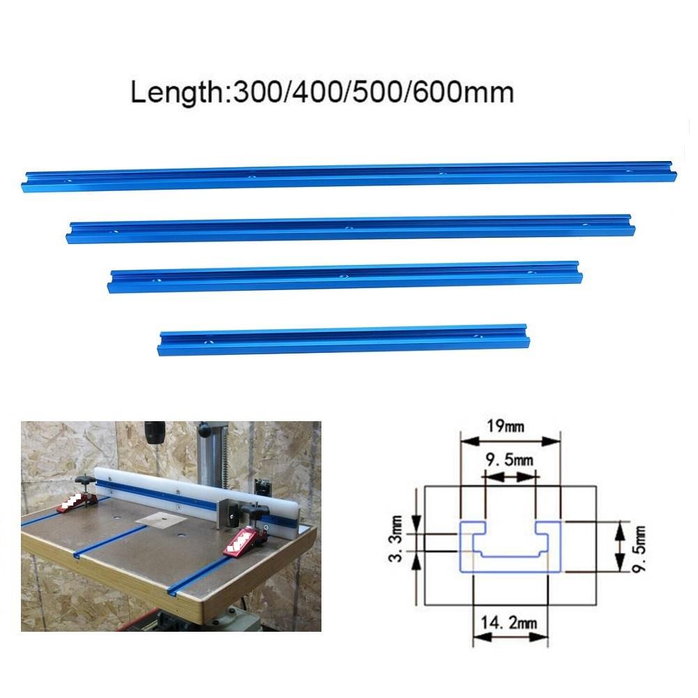 Aluminium Alloy 300-600mm/T-Track T-Slot Miter Jig Tools/For Woodworking Router