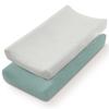 2PCS Ultra Soft Diaper Changing Pad Cover Reusable Diaper Changer Pad  Diaper Changing Table