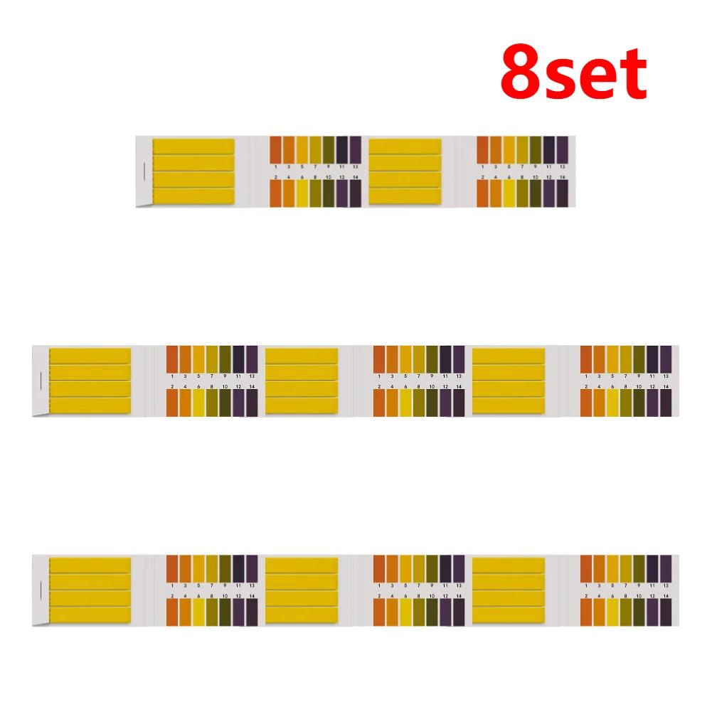 80-800pcs PH Test Strips 1-14 PH Litmus Paper with Comparison Chart Water Cosmetics Soil Acidity Test Strip Precision for Water