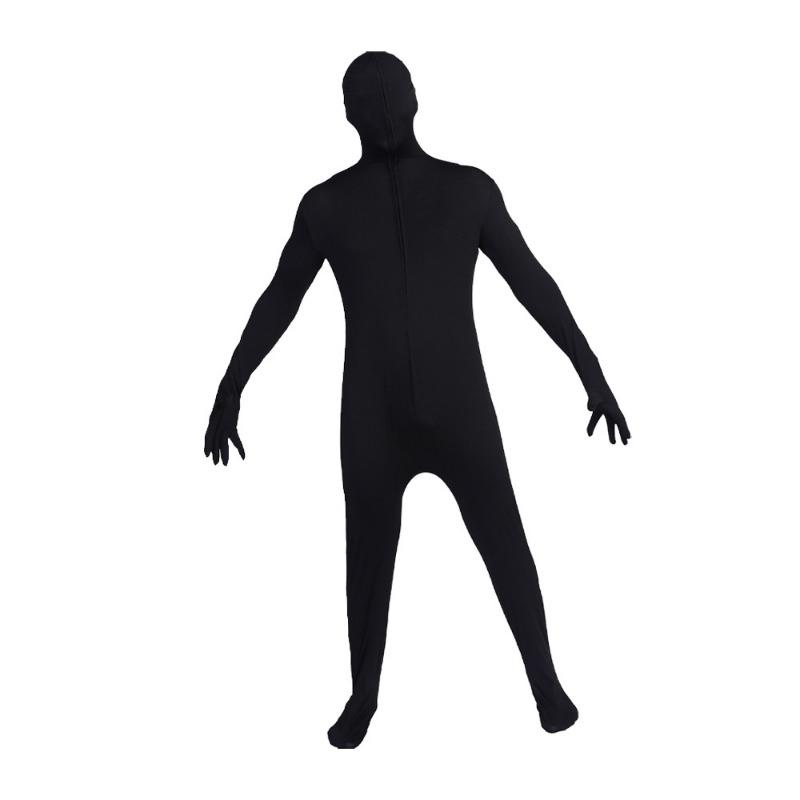 Halloween Costume Ninja Tights Man In Black Stage Costume Invisibility Cloak