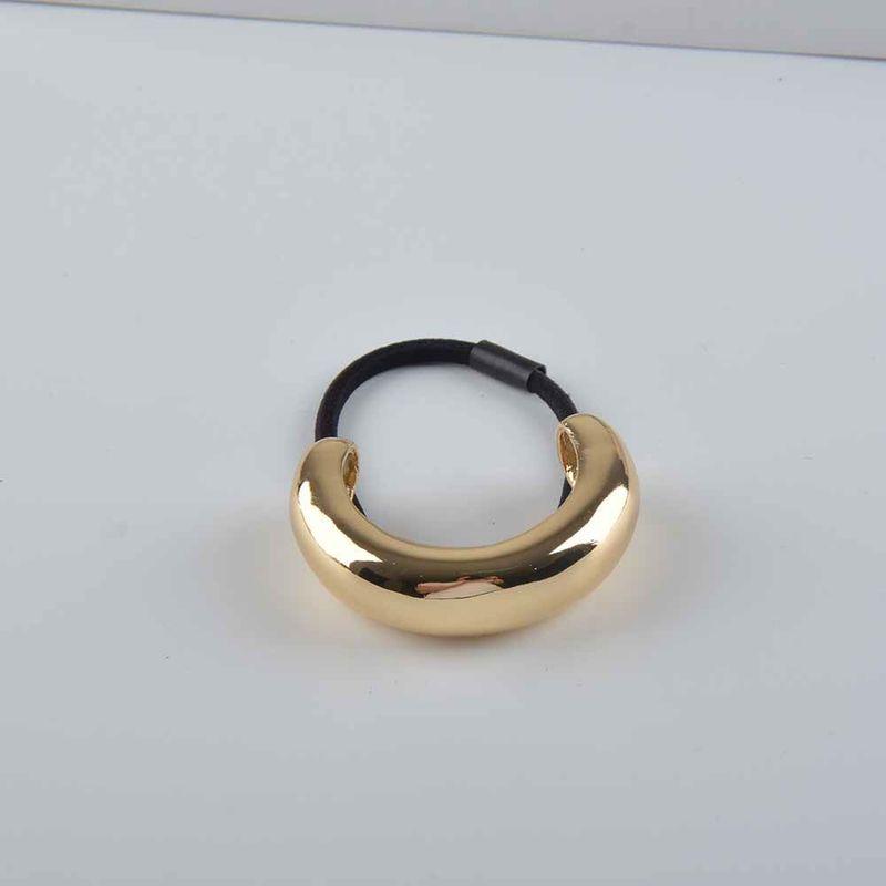 

Fashion Glossy Arch Metal Headwear Hair Ring Hair Clip Ins Minimalist Fancy Easiest for Match Retro Gold and Silver Color Hair Accessories Gold Narrow Version (1.5cm)