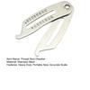 1/2Pcs Portable Thread Size Checker Heavy Duty Stainless Steel Screw Nut Bolt Size Identifier Gauge Quick Manual Measurement Tool