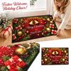 Christmas Decorative Doormat 6090 Cm for Entryway Home Holiday Floor Decor