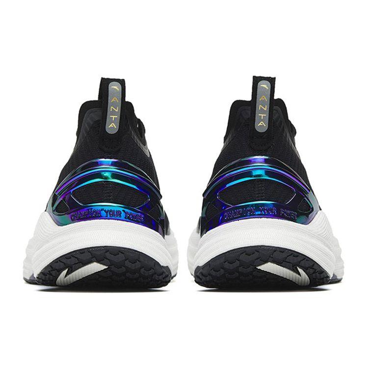 Anta 3.0 Olympic Champion Cushioning Breathable Low-Top Running Shoes Women Sneakers Black 122245580S-1