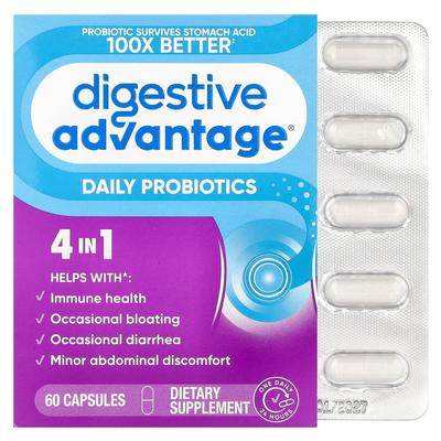 Schiff Digestive Advantage Daily Probiotic Capsules 60 Counts