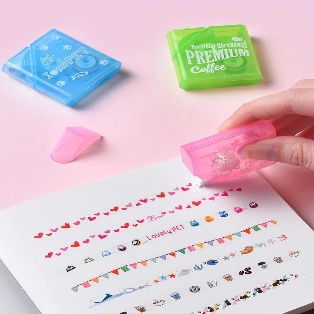 DIY Journal Stationery School Supply Plastic Hand Account Decoration Tape