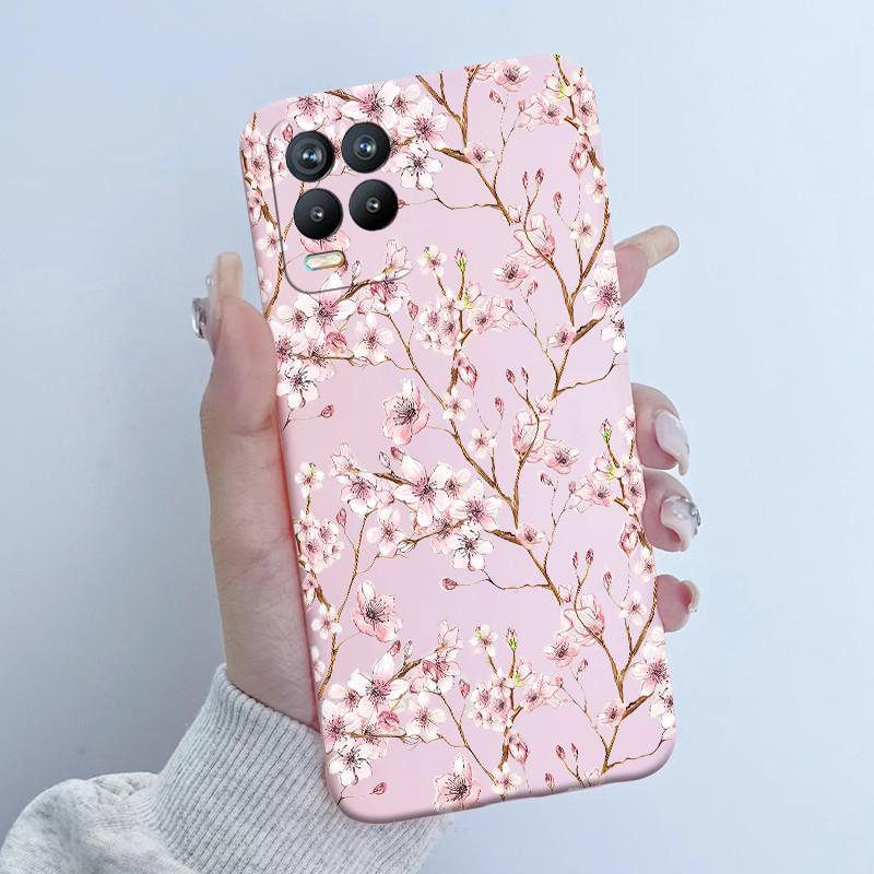 For Realme 8 Pro Case RMX3085 Soft TPU Silicone Cover Cute Cartoon Panda Phone Case For Oppo Realme8 4G 5G RMX3081 RMX3241 Funda