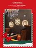 Battery-Operated LED Christmas Luminous Letter String Lights with Suction Cups