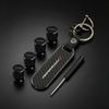 Car Valve Caps Wheel Tires Air Tyre Stem Protective Cover And Car Keychain For BMW M Emblem E46 E36 E34 F10 E90 F30 E53 E30 E87