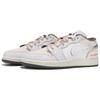 Jordan Air Jordan 1 Low top Vintage Basketball Shoes Women's Pink White 553560-044(Team24-)