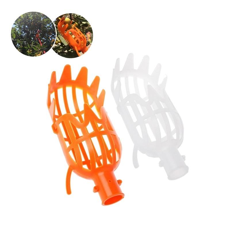 Strumento per la raccolta della frutta Raccoglitore per la raccolta della frutta in plastica per serra Dispositivo per la raccolta del giardino della fattoria Strumento per serre da giardino senza manico