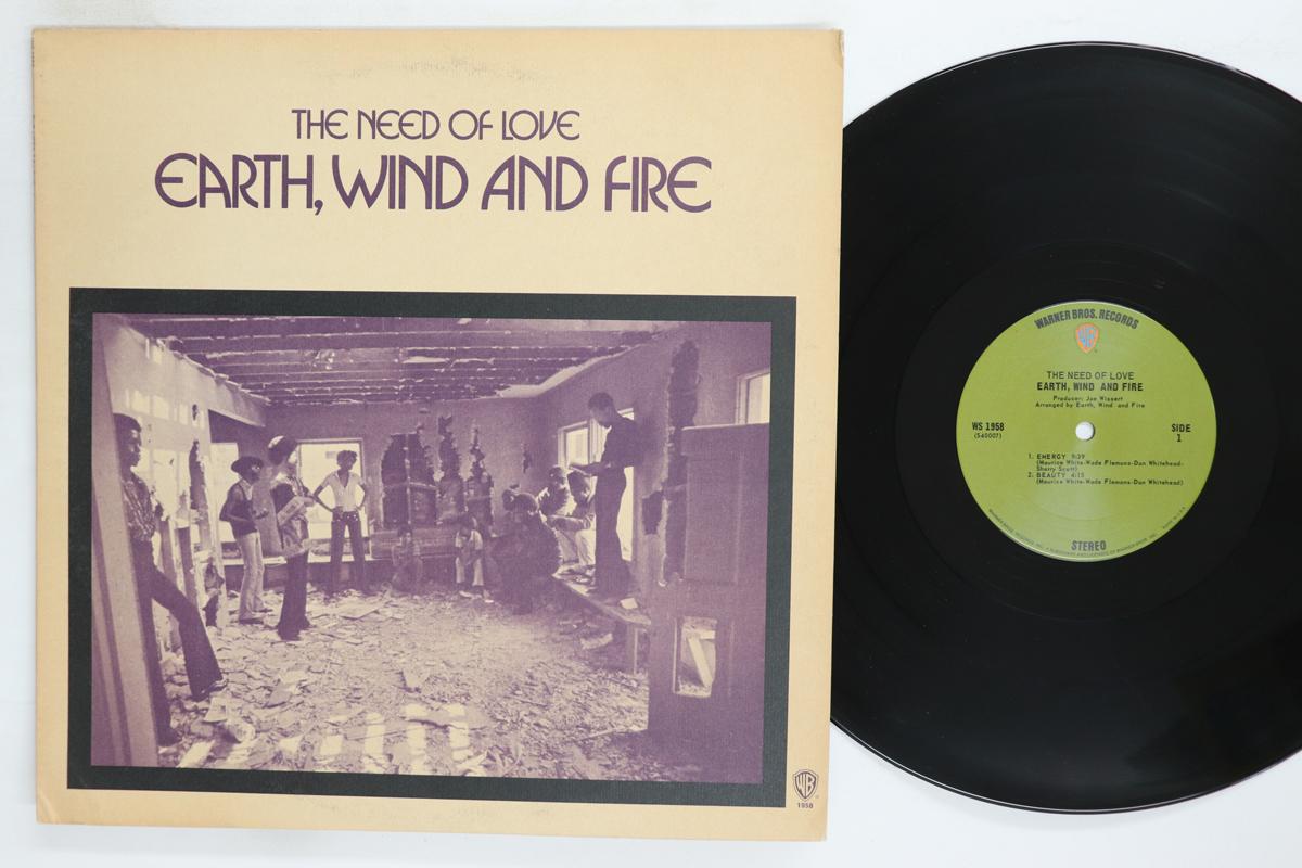 

LP Record EARTH WIND FIRE Need Of Love WS1958 WARNER BROS 1971 US SoulFunk Used