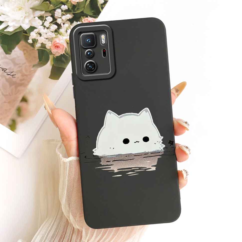 For Redmi Note 10 Pro China 6.6" Case Simple Cute Cartoon Rabbit Silicone Back Cover For Redmi Note 10Pro 10 PRO 5G Phone Cases
