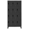 Vidaxl Lockable Cabinet, Anthracite, 90X45X180 Cm, Steel